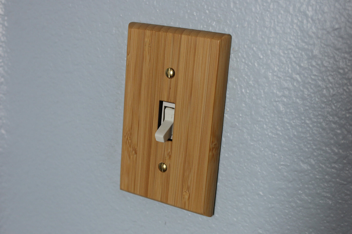Wood Switch Plate Cover, Real Bamboo, Light Switch plate, Wallplate, Wood Light Switch cover, Duplex Outlet Cover, Wall Decorative Cover
