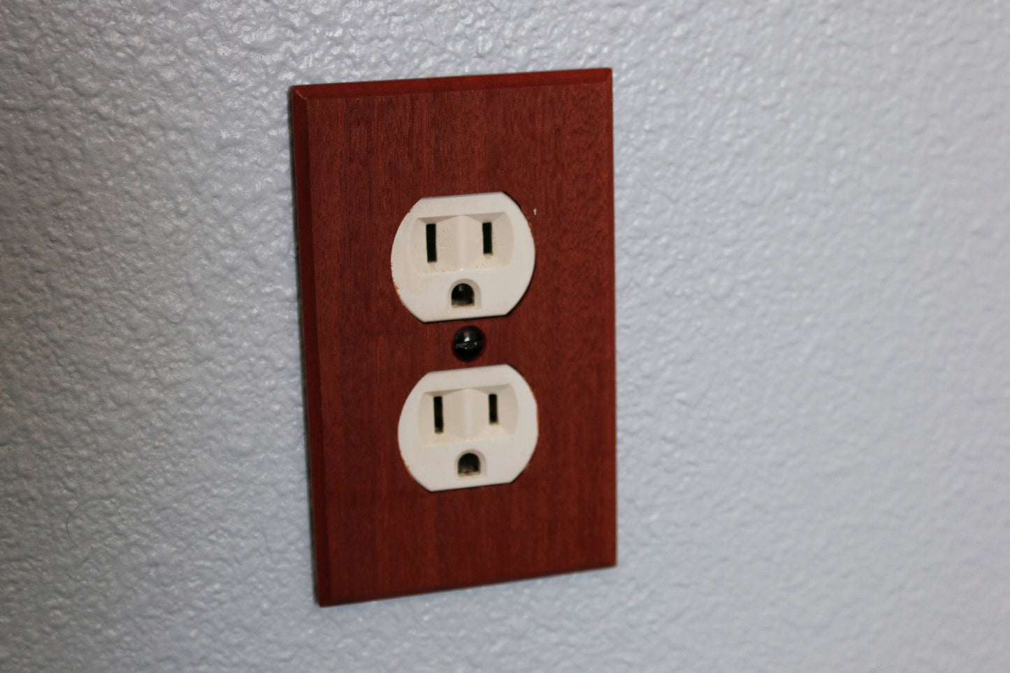 Wood Switch Plate Cover, Real Redwood, Light Switch Cover, Wood Light Switch Cover, Outlet Cover, Duplex, Wood Outlet Cover, Wall Switch