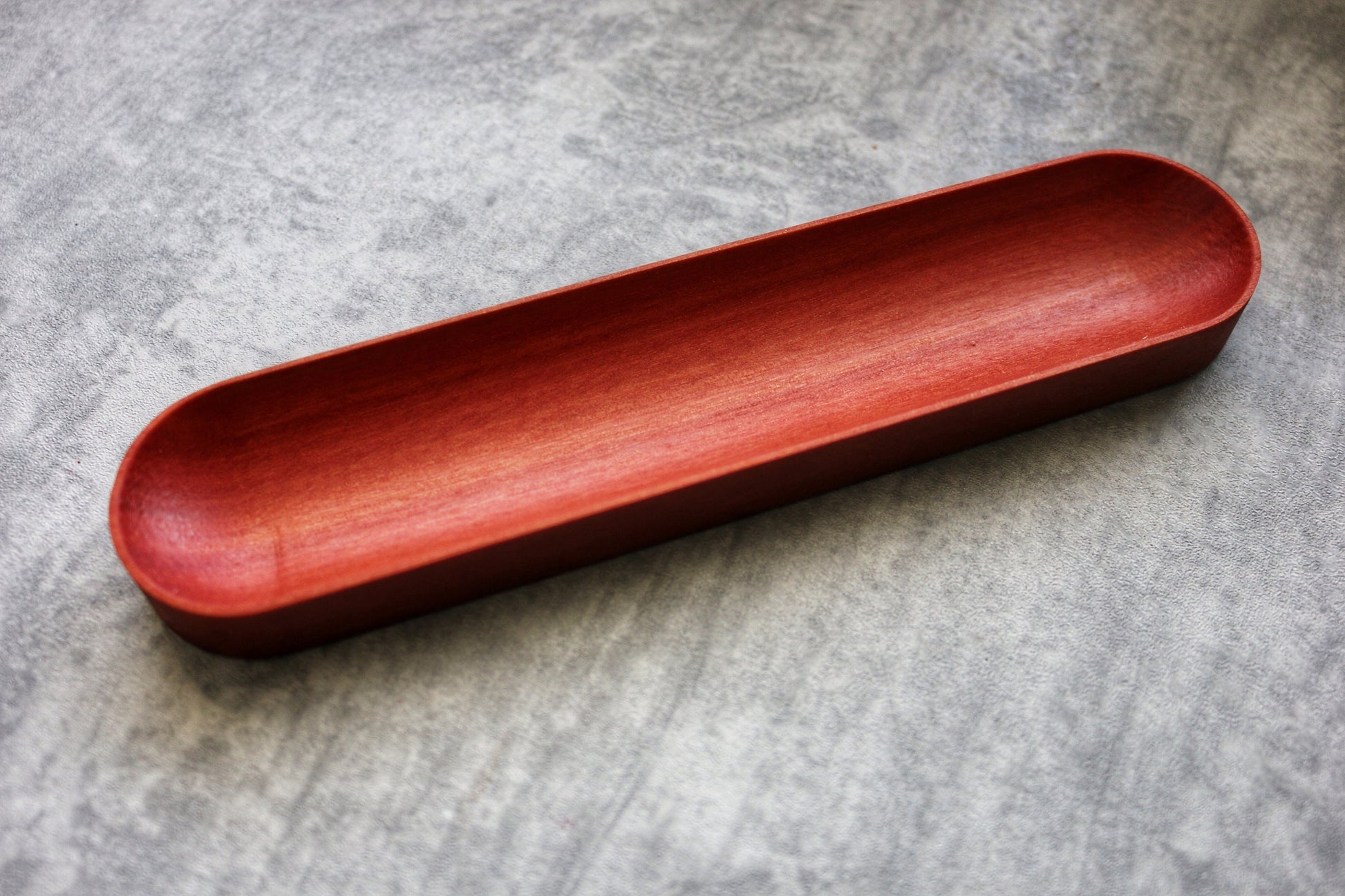 Redwood Pen Holder - Personalized Pen Holder For Desk - Pen Tray - Pencil Tray - Desk Organizer - Office Decor - Fathers Day Gift