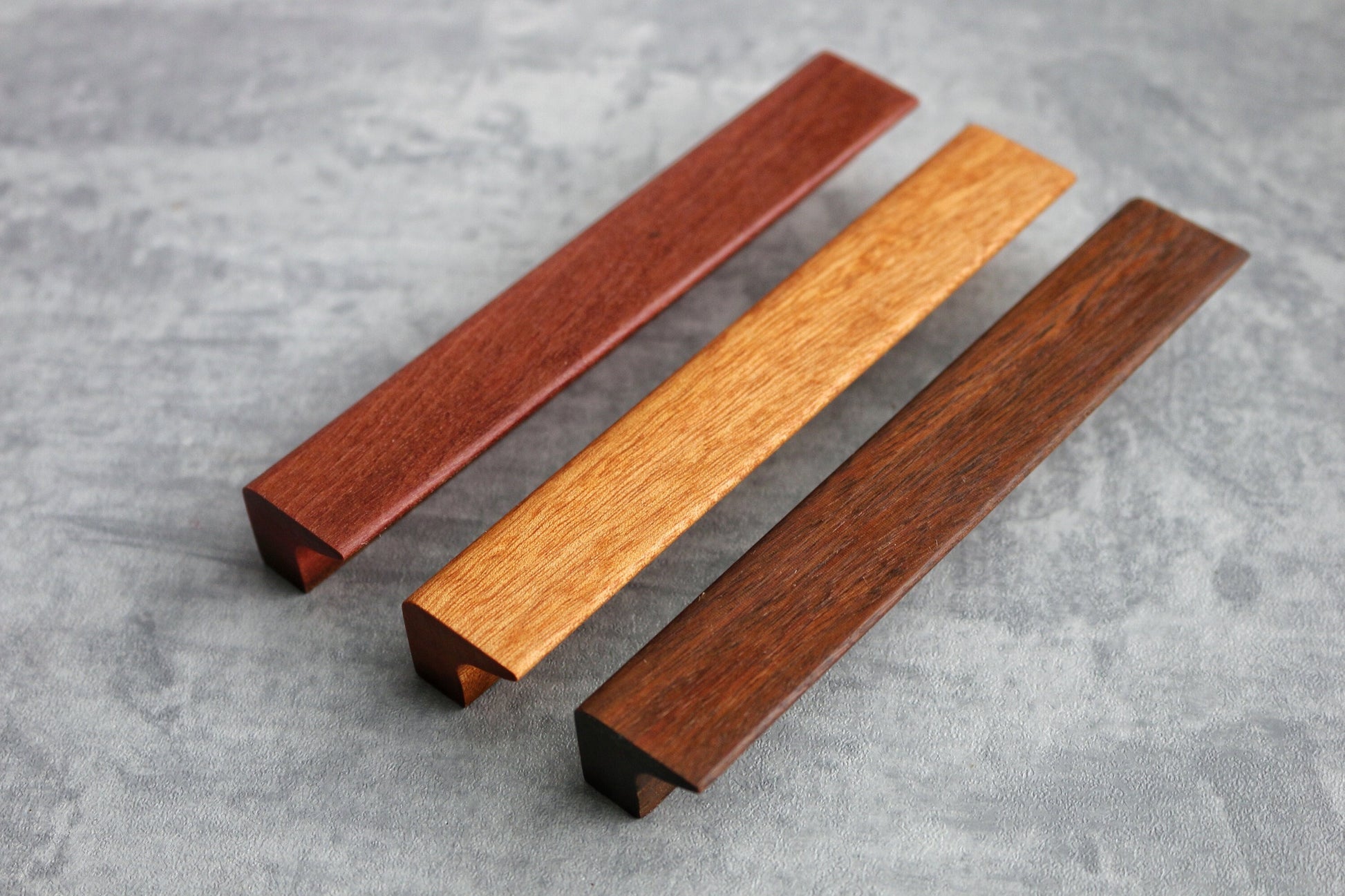 Hardwood Wood Drawer Pulls Wooden Modern Wood Pull Solid Wood Wardrobe Door Pull Wood Cabinet Pulls Handles Kitchen Hardware