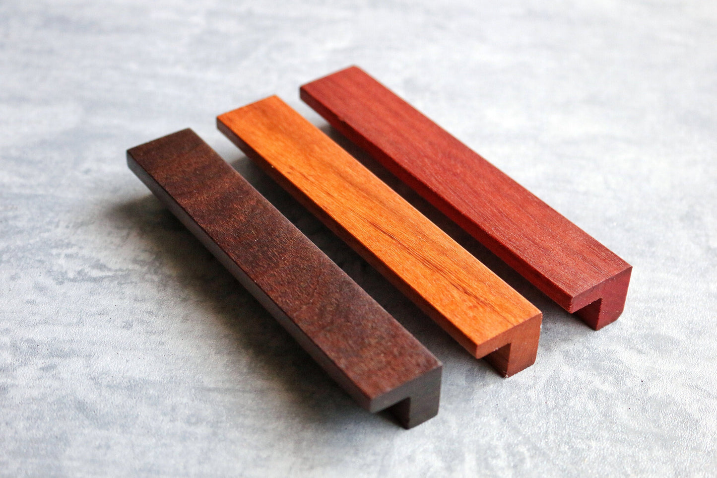 2.5" 5" 8" 10" Hardwood Drawer Pulls, Wooden Furniture Handles, Solid Wood Wardrobe Door Pull, Wood Cabinet Pull, Handles, Drawer Pulls