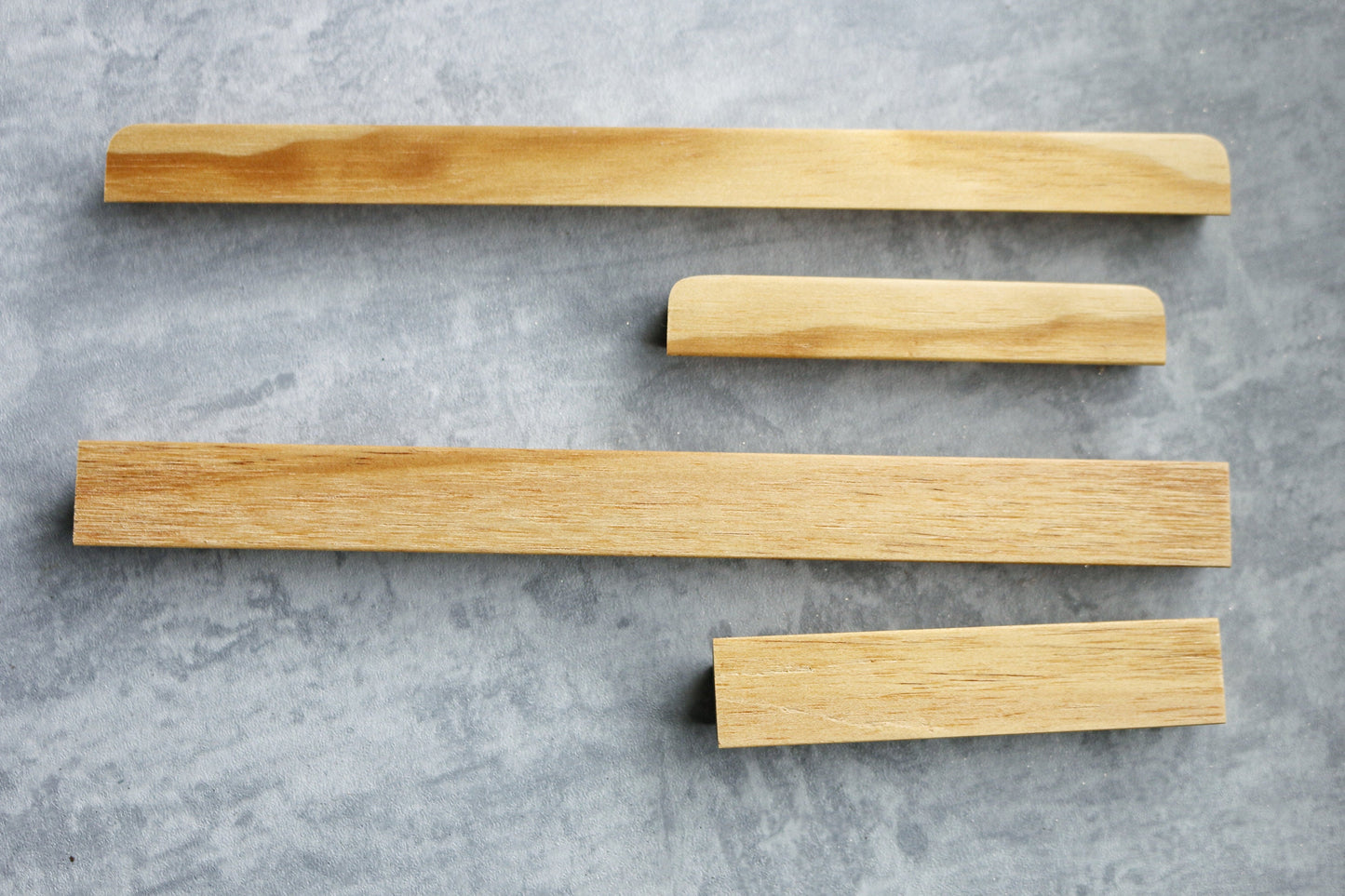 Birch Ply Wood Drawer Pulls, Wood handles, Modern Wood Pulls, Solid Wood Wardrobe handles, Wood Cabinet Pulls, Kitchen handles, Ikea handles