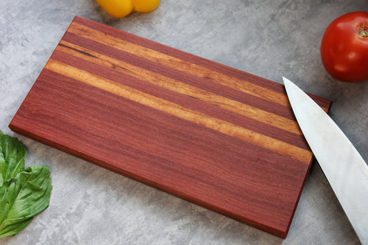 Red Wood Cutting Board, Rustic Cheese Board, Anniversary Gift, Mother's Day, Charcuterie Board, Serving board, Chopping Board