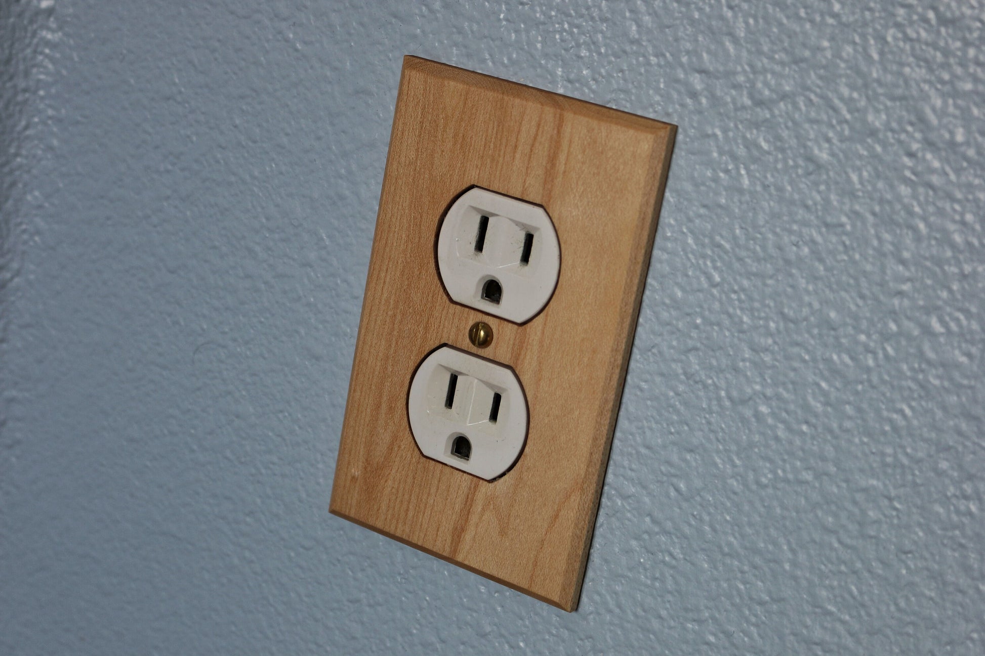 Wood Switch Plate Cover, Real Wood Maple, Light Switch Cover, Wood Light Switch Cover, Outlet Cover, Duplex, Wood Outlet Cover, Wall Switch