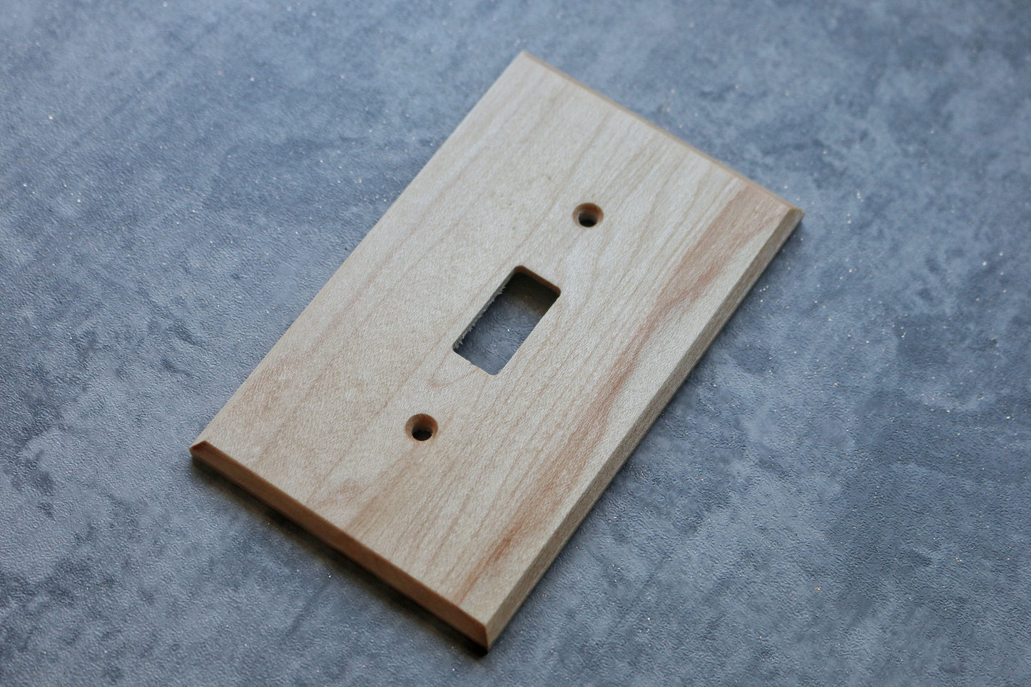 Wood Switch Plate Cover, Real Wood Maple, Light Switch Cover, Wood Light Switch Cover, Outlet Cover, Duplex, Wood Outlet Cover, Wall Switch