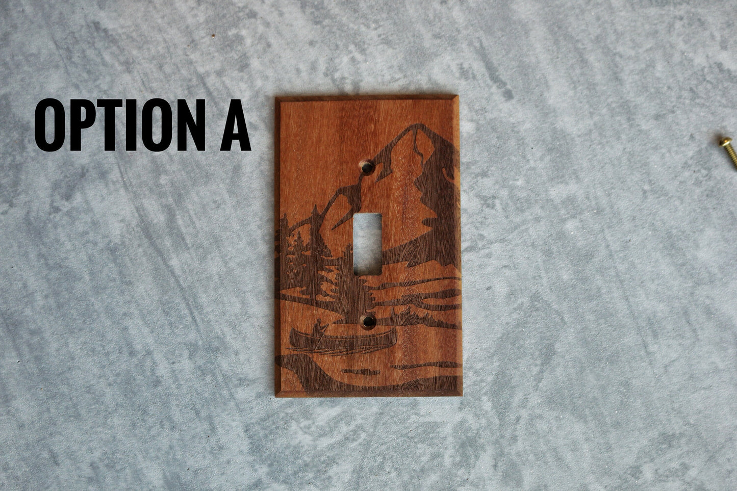 Wood Switch Plate Cover, Engraved Light Switch Cover, Wood Light Switch Cover, Outdoors, Outlet Cover, Wood Outlet Cover, Wall Switch,