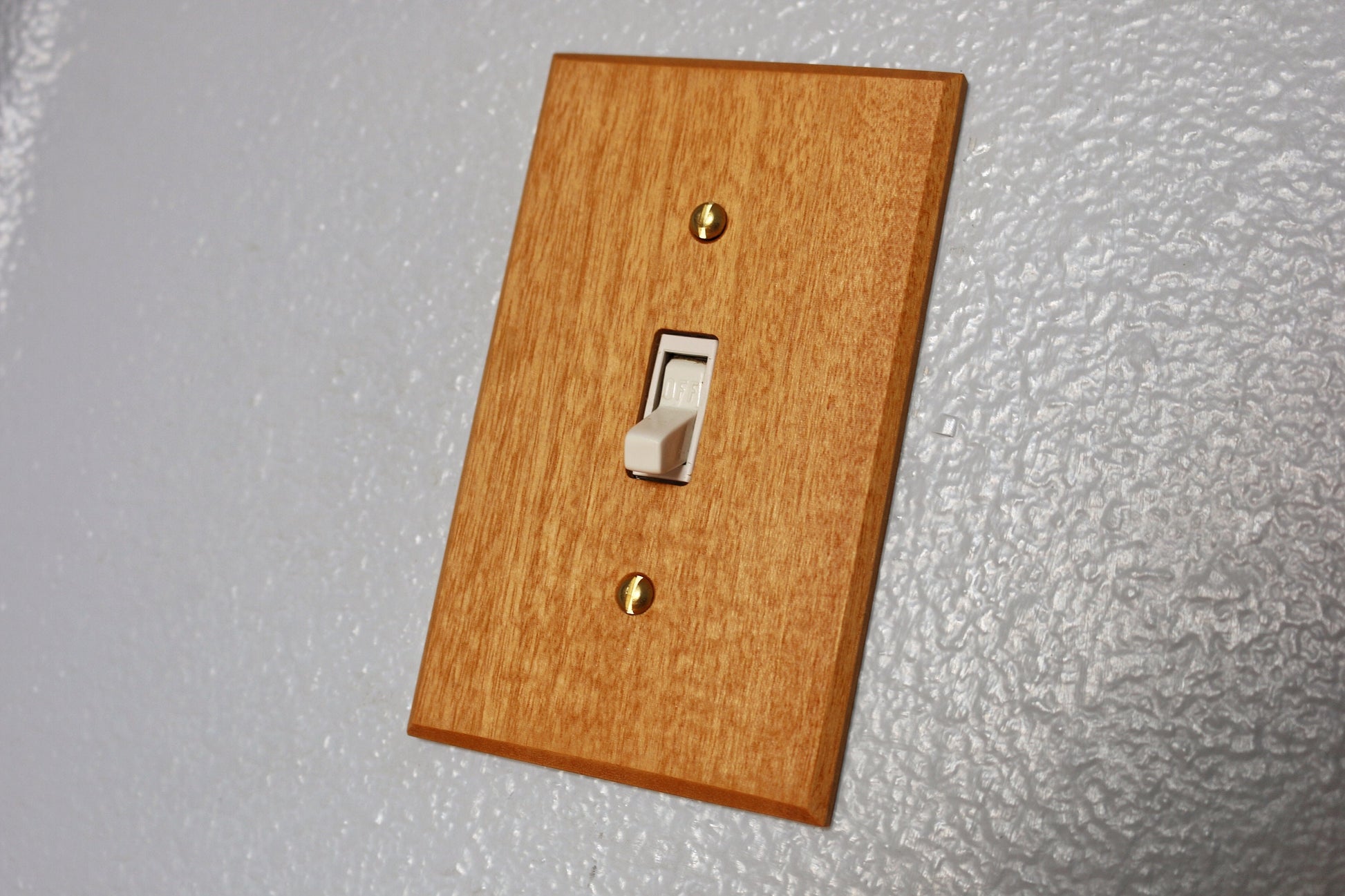 Wood Switch Plate Cover, Real Garapa, Light Switch Cover, Wood Light Switch Cover, Outlet Cover, Duplex, Wood Outlet Cover, Wall Switch